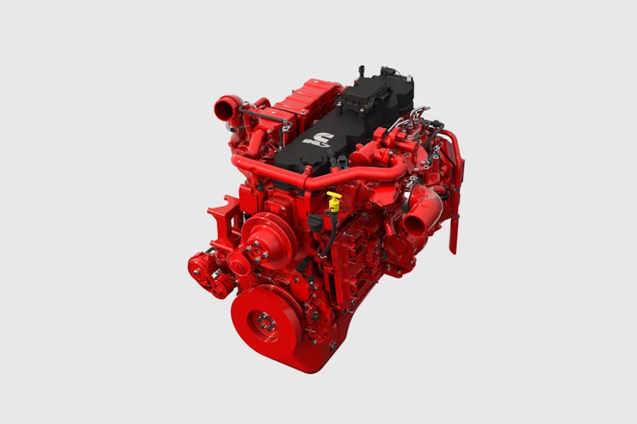 international cummins b67 engine grey background