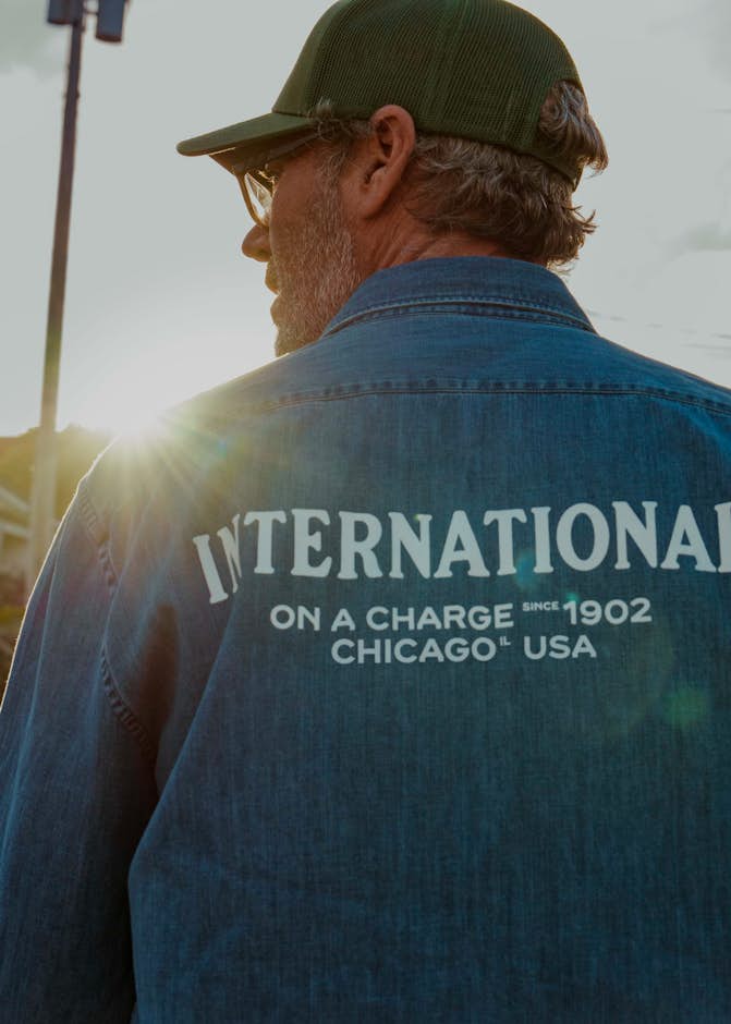 international male driver back denim merchand